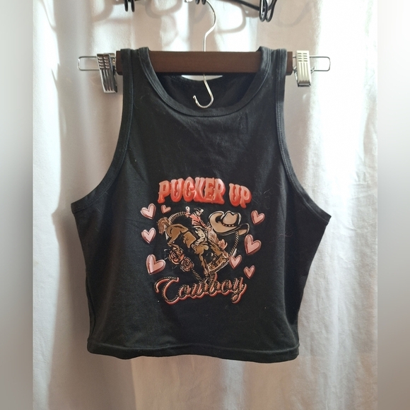 Western  country cowgirl crop top small - Picture 1 of 5